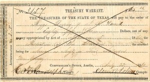 Treasury Warrant